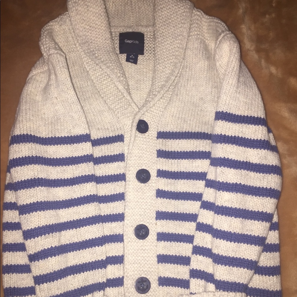 Boys Gap cotton wool blend cardigan sweater - Picture 1 of 1